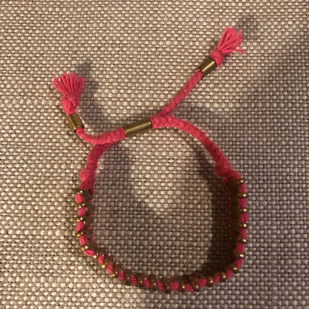 🐞 Pink JCrew Rhinestones Bracelet - Picture 3 of 4